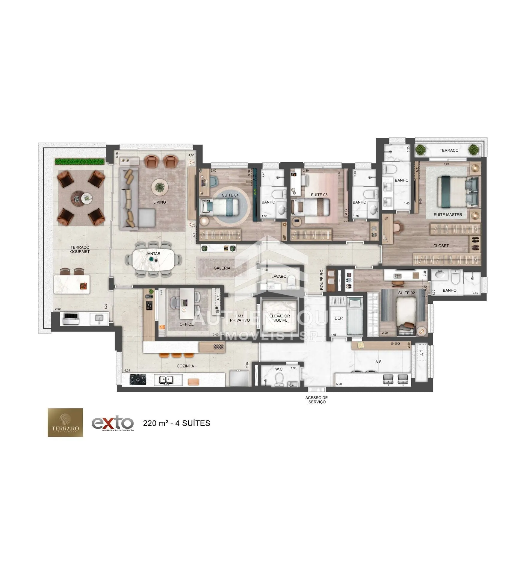Imagem TERRARO VILA ROMANA - Apartamento à venda no bairro Vila Romana - São Paulo/SP, Zona Oeste
