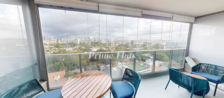 Imagem Flat disponível para locação no VHouse por JFL Living, com 44m², 1 dormitório, e 1 vaga de garagem