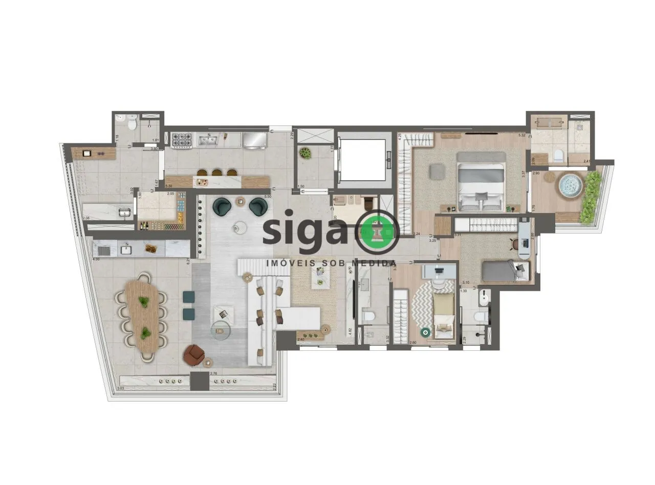 Imagem Apartamento para venda Jardim das Perdizes 04 dormitórios, São Paulo - SP