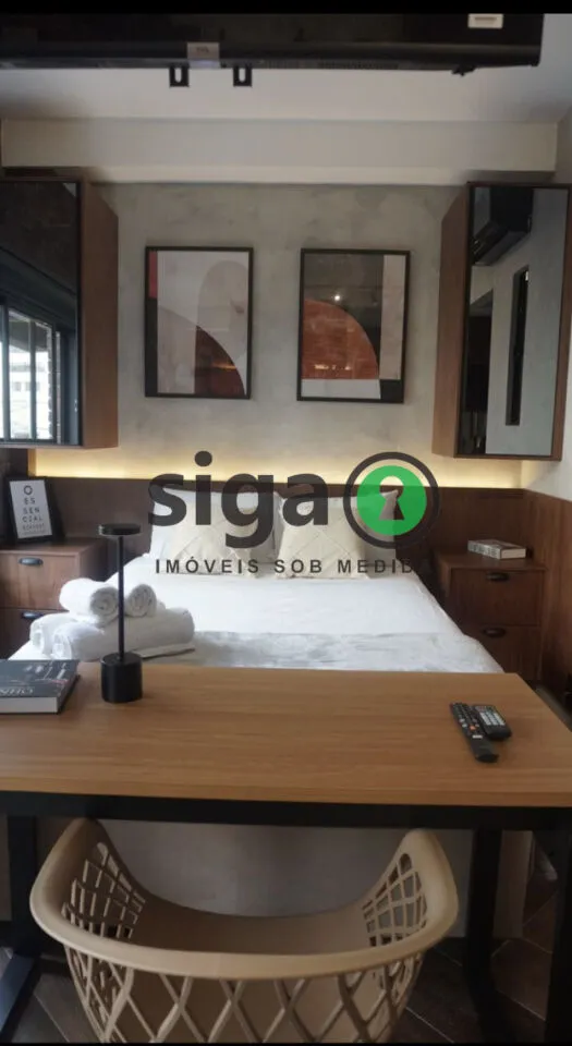 Imagem Studio Mobiliado Pronto para Morar no Condomínio Kronos.