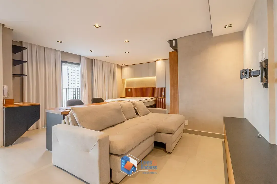 Imagem Studio para venda em Moema com 1 quarto, sendo 1 suíte, 42m²