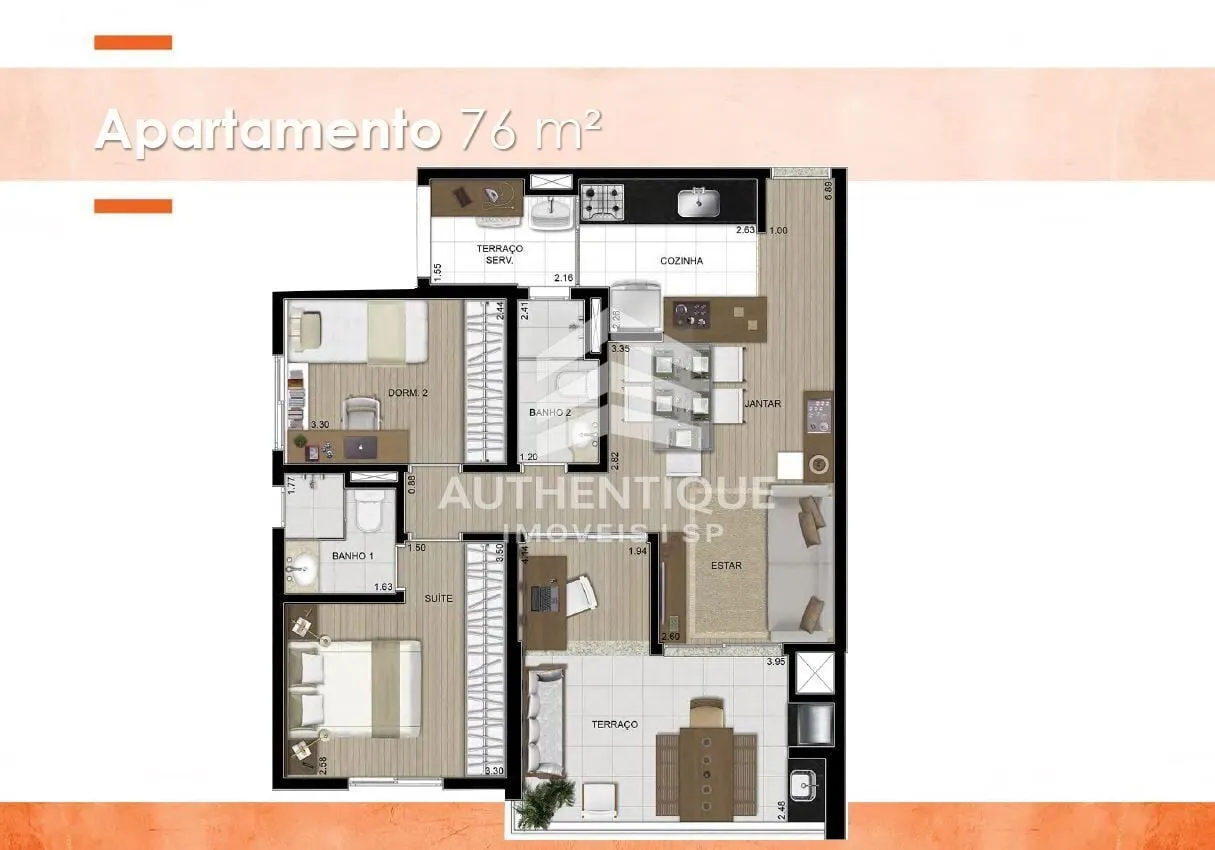 Imagem MODERN LIFE VILA MARIANA - Apartamento próximo ao metrô Ana Rosa, andar alto, vista livre, 2 vagas