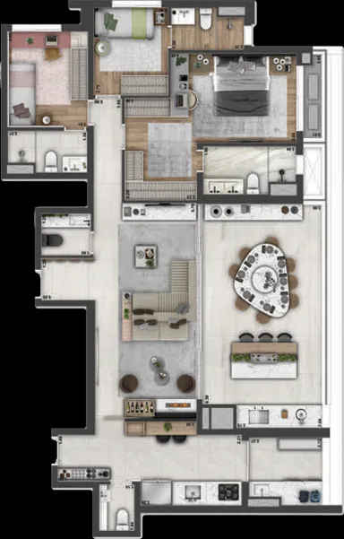 Imagem Jardins verticais, spa a 80 metros de altura. Tudo em uma rua reservada, mas muito prÃ³xima do metrÃ...