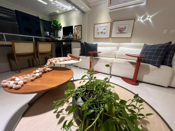 Imagem Apartamento mobiliado com três quartos varanda gourmet a venda no Greenville Atmos em Patamares.