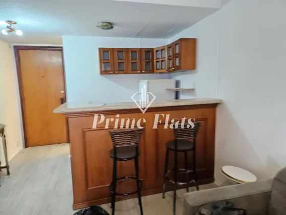 Imagem Flat disponível para locação no Ninety Hotel, com 33m², 1 dormitório e 1 vaga de garagem