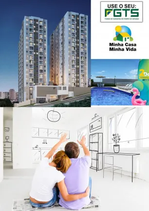 Imagem Apartamento com 2 Quartos à Venda, 40 m² em Parque Ipê - São Paulo