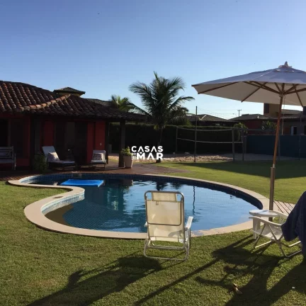 Imagem Casa de Luxo à Beira-Mar em Búzios, Condomínio Camurupim na Praia Rasa: 6 Quartos, 6 Suítes, 4 Salas - Segurança e Conforto!