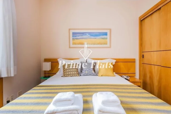Imagem Flat disponível para venda no Hotel Hampton Park no Jardim Paulista, com 31m², 1 dormitório e 1 vaga