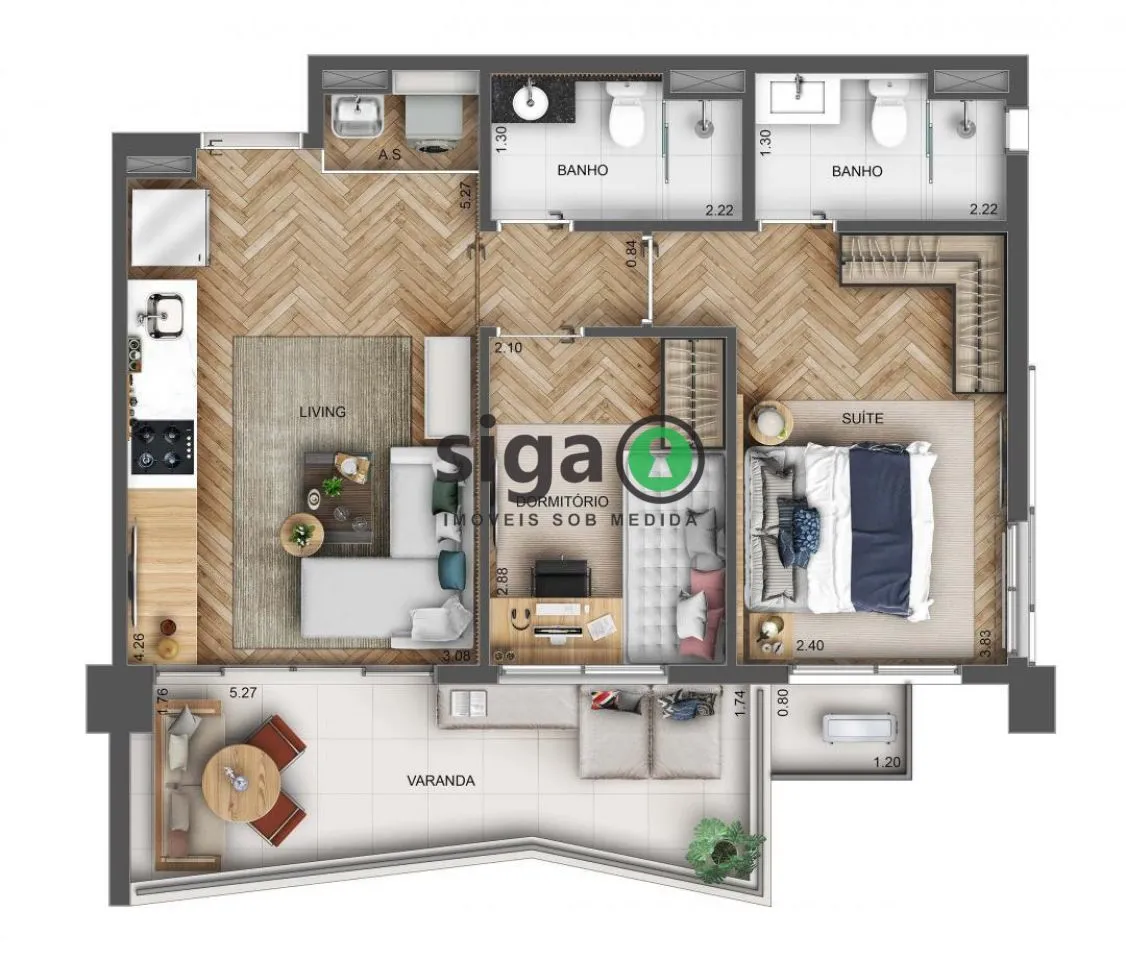 Imagem Apartamento Residencial em Brooklin