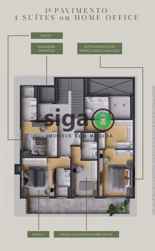 Imagem Casa em Condomínio para venda na Vila Nova Conceição 04 Suítes, São Paulo - SP