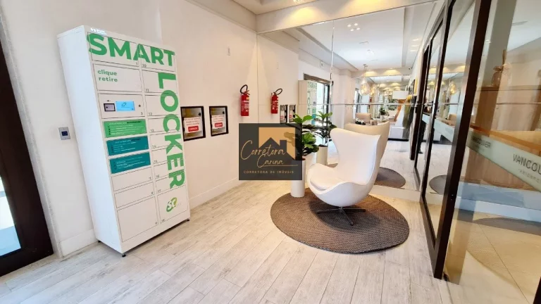 Imagem Apartamento no 5º andar com 103,90m² privativos, 3 quartos sendo 2 suítes com persianas automatiz...
