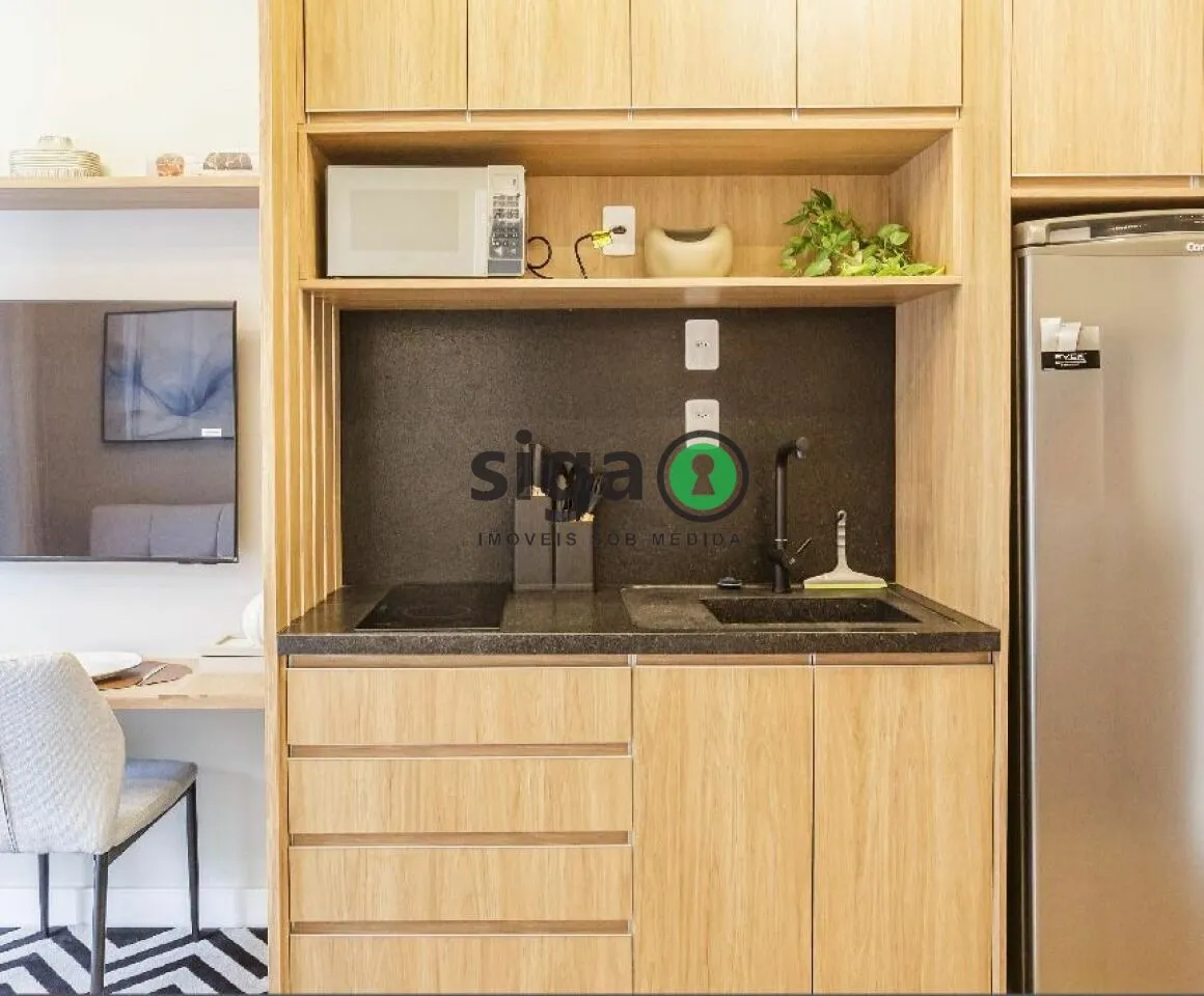Imagem Apartamento 30m² mobiliado para locação, localizado na Vila Olímpia.