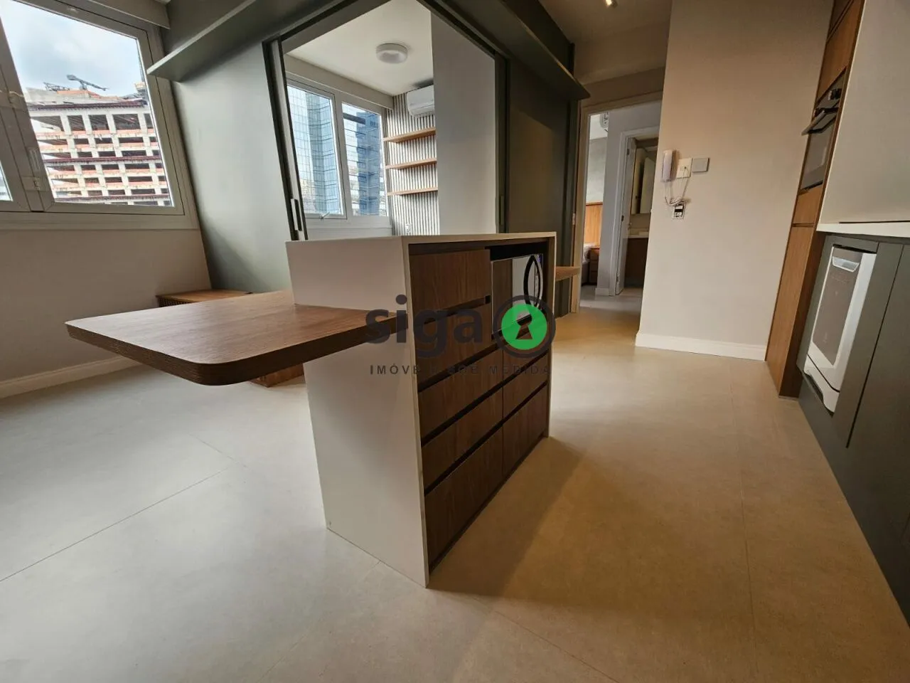 Imagem Apartamento 48m² para locação, mobiliado, 2 quartos, localizado na Chácara Santo Antônio, São Paulo.