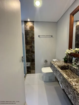 Imagem Casa de luxo em condomínio no coração de Camaçari-BA: 4 quartos, 4 suítes, 3 salas, 1 banheiro, 4 vagas de garagem, 306m² de área.