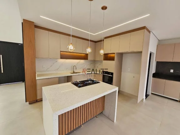 Imagem Casa térrea pronta para morar com 3 suítes à venda, 198 m² por R$ 1.690.000 - Condomínio Fechado - Indaiatuba/SP