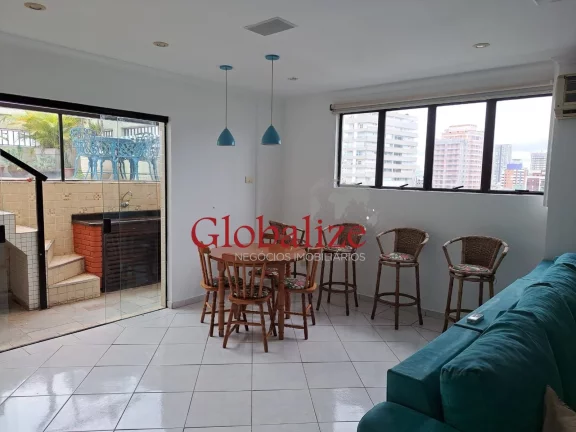 Imagem Cobertura Duplex com 4 dormitórios à venda na Pompéia em Santos por R$ 1.500.000.00