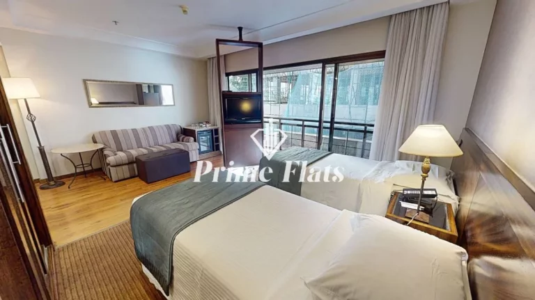 Imagem Flat disponível para venda no Estanplaza Paulista, com 32m², 1 dormitório e 1 vaga de garagem