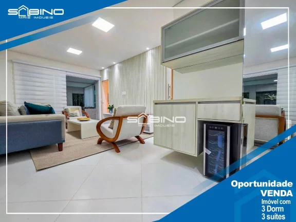 Apartamento Garden à venda no Edifício Kamada, com 3 Dormitórios 3 suítes 164m² em Riviera de São Lourenço - Bertioga SP