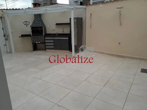 Imagem Sobrado à venda com 130m², 2 quartos, 2 banheiros, 2 vagas, churrasqueira por R$1.030.000,00 no Marapé em Santos