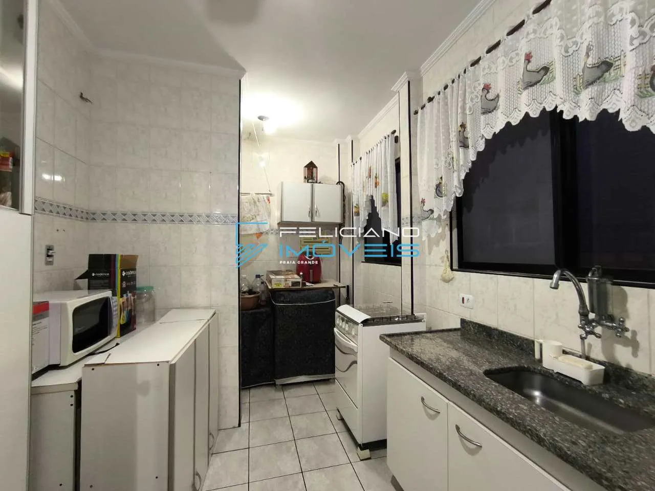 Imagem Apartamento com 2 quartos, Guilhermina, Praia Grande - R$ 450 mil, Cod: 7432