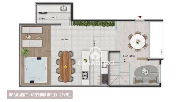Imagem Cobertura com 3 quartos à venda, 139 m² - Sion - Belo Horizonte/MG
