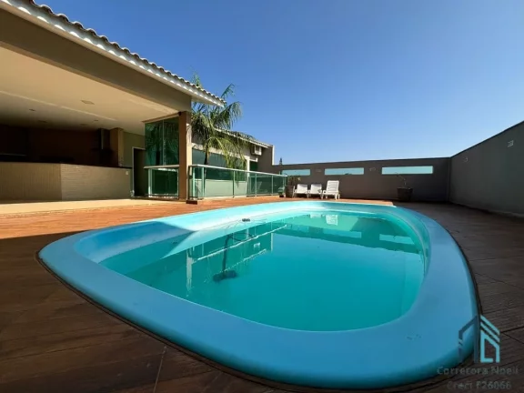 Imagem Casa moderna, 04 quartos c/suítes, piscina, área de laser em São Miguel do Oeste PR