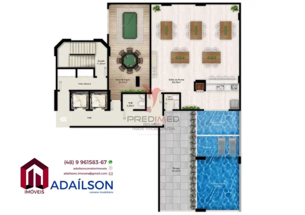Imagem ACQUALINA RESIDENCE EM PORTO BELO PEREQUE SC R$ 690 mil á vista!! ou poucas vezes!!