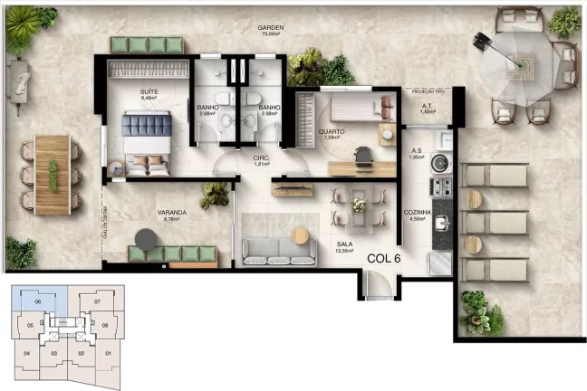 Imagem APARTAMENTO RESIDENCIAL em Vila Velha - ES, Jockey de Itaparica