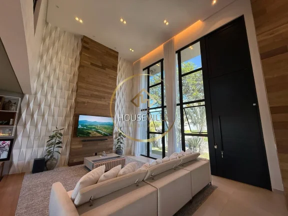Imagem Casa Sobrado, 3 dormitórios (1 suíte), 4 vagas, Ecopark Bourbon, Caçapava.