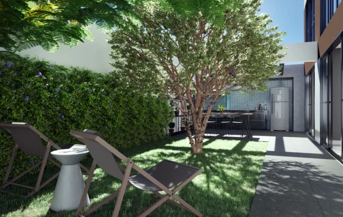 Imagem Apartamento Garden à venda em São Paulo, Santa Cecília, com 1 quarto, 57m2