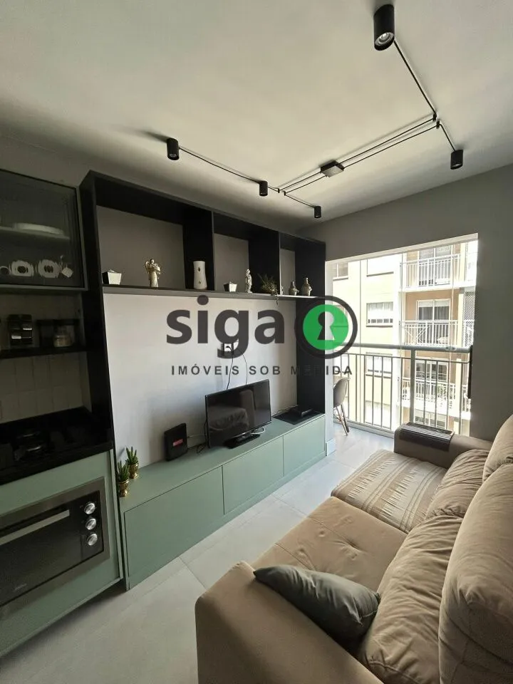 Imagem Apartamento 29m² Mobiliado na Chácara Santo Antônio - 1 Dorm, Vaga e Pronto para Morar