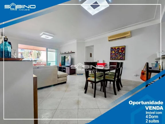 Foto do imóvel Apartamento à venda, com 4 Dormitórios 132 m² quadra de Tênis, em Riviera de São Lourenço - Bertioga SP