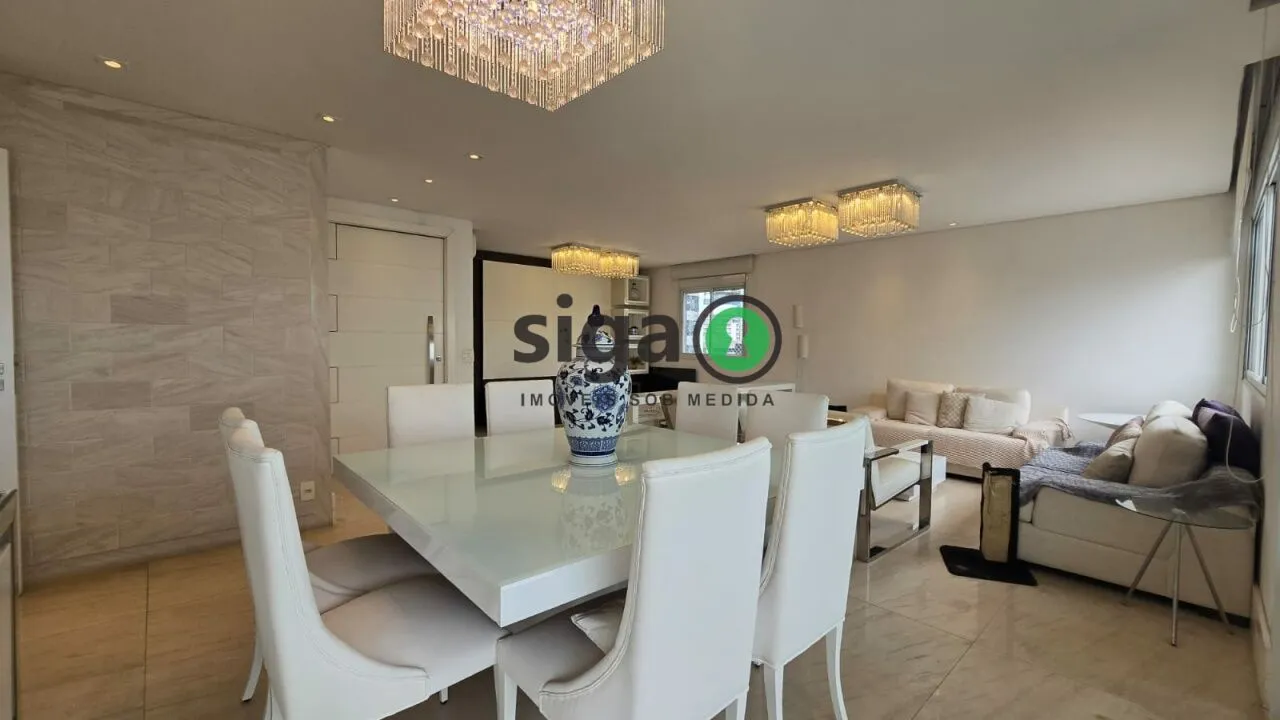 Imagem Brooklin - 198 m² - Andar Alto - 3 Suítes - Varanda Gourmet - Quadra de Tênis