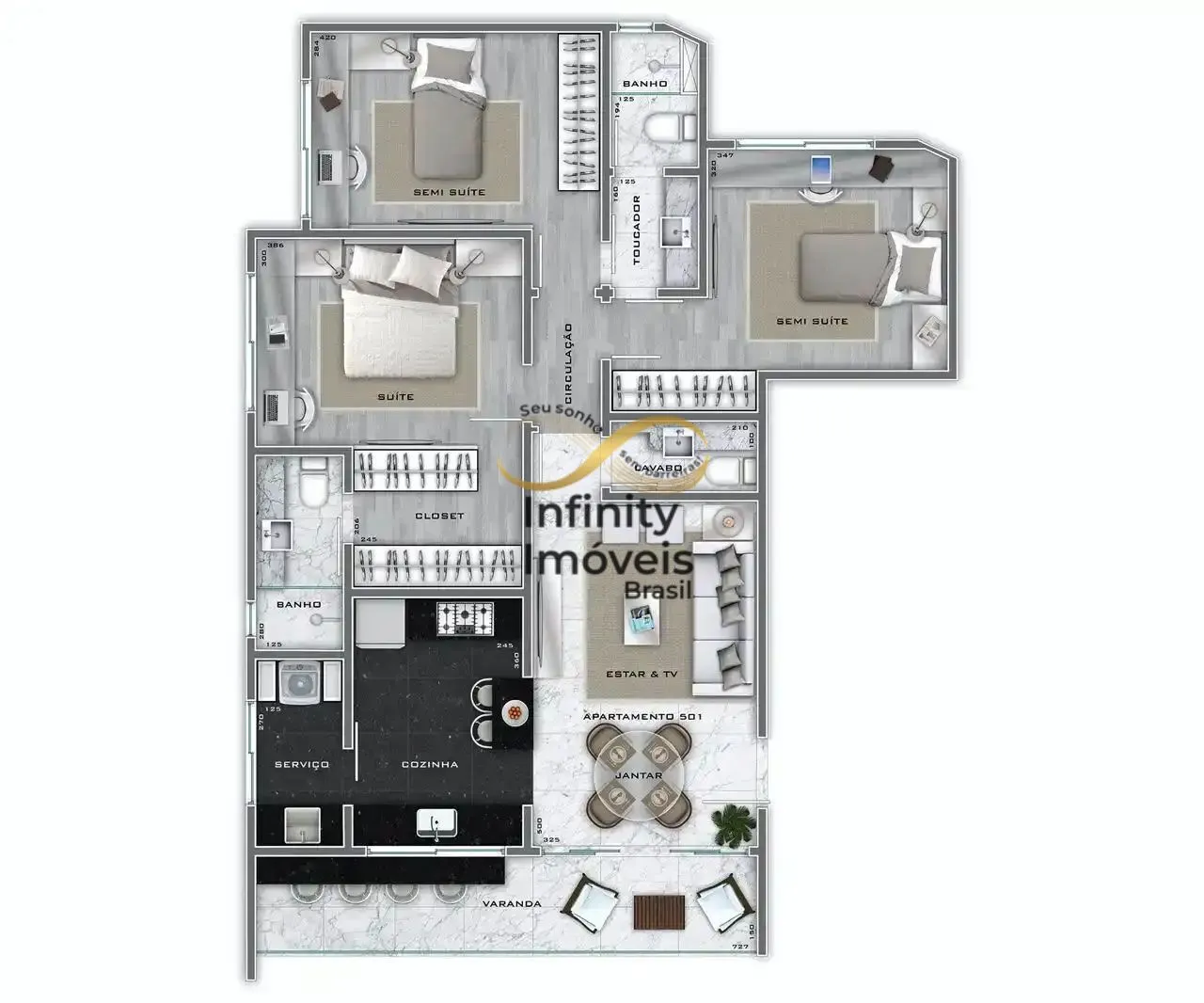 Imagem Apartamento à venda no bairro Lourdes - Belo Horizonte/MG