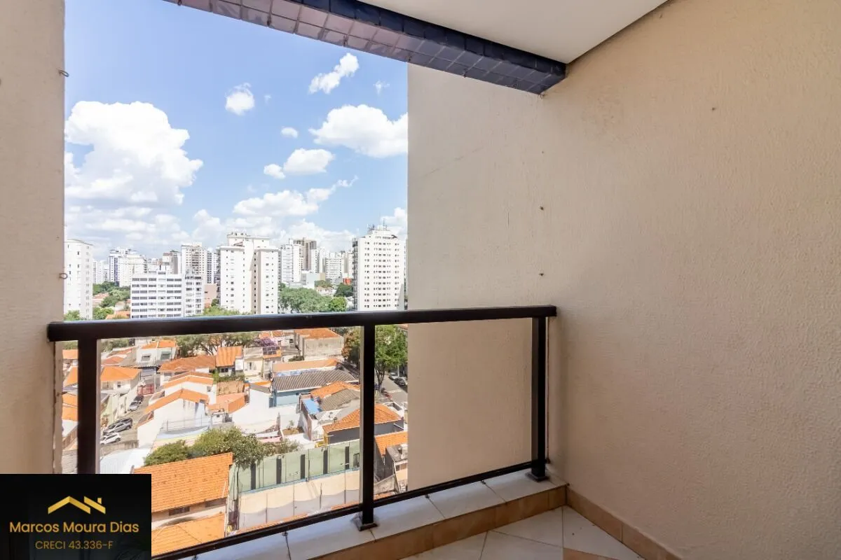 Imagem Apartamento Pompéia 72m², 2 dormitórios (1 suíte) , 2 vagas de garagem, sacada com vista livre