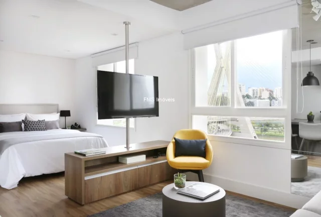 Imagem Apartamento para locação na Cidade Monções: 1 quarto, 1 sala, 2 banheiros, 1 vaga de garagem e 63m²!