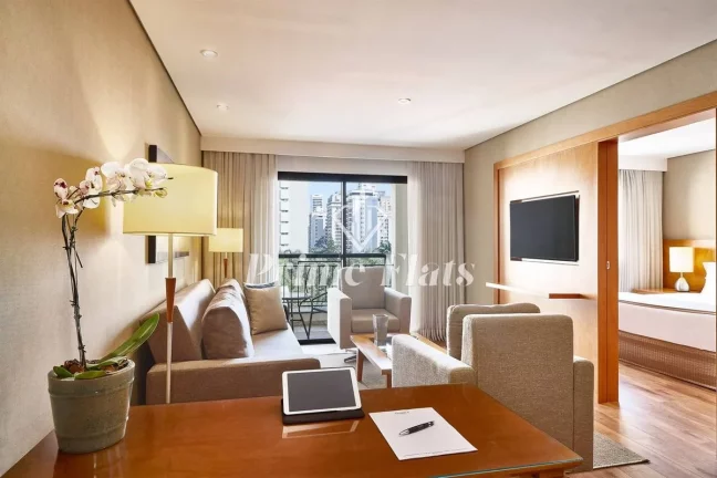 Imagem Flat disponível para venda no George V Residence Casa Branca no Jardim Paulista, com 62m², 1 dormitório e 1 vaga