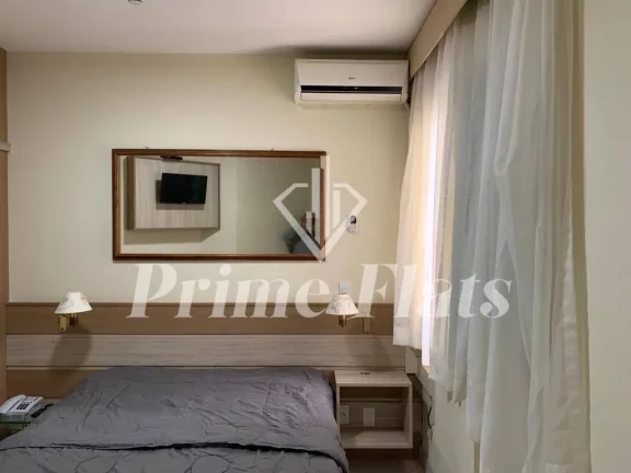 Imagem Flat disponível para venda no Hotel Paulista Wall Street na Bela Vista, com 55m², 1 dormitório e 1 vaga de garagem