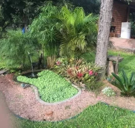 Imagem Lindo chalé com quiosque em condomínio fechado, Águas Claras, Viamão