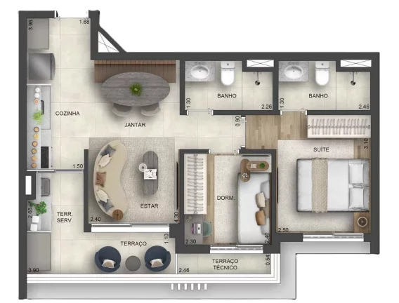 Imagem APARTAMENTO RESIDENCIAL em São Paulo - SP, Saúde