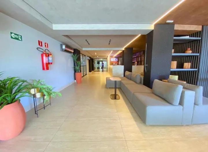 Imagem Loft moderno no Bessa, a 50m do mar, com suíte climatizada, coworking, piscina e segurança 24h.