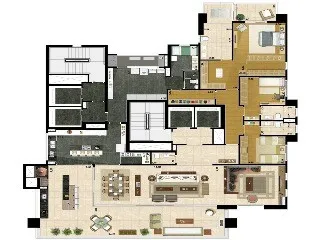 Imagem Apartamento com 3 quartos a venda em Jardim Anália Franco São Paulo SP, apartment in São Paulo, apartamento de alto padrão Sp, ap alto padrão SP