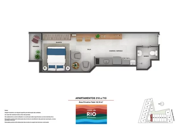 Imagem LOFT RESIDENCIAL em Rio de Janeiro - RJ, Centro
