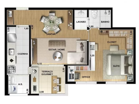 Imagem SENSE BOTANIC - EXTO - Apto 117m², ótima localização, entre os Shoppings Morumbi Town e Jardim Sul!