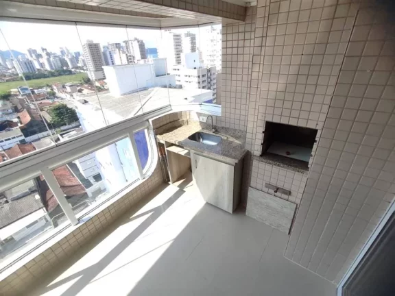 Imagem Apartamento com 2 dorms, Aviação, Praia Grande - R$ 420 mil, Cod: 2498