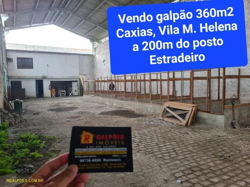 Imagem Galpão para Venda em DUQUE DE CAXIAS, Vila Maria Helena, 2 banheiros