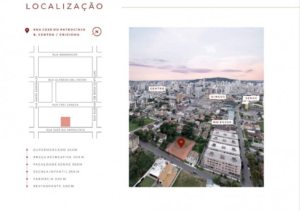 Imagem Apartamento com 2 Quartos à Venda, 69 m² em Centro - Criciúma