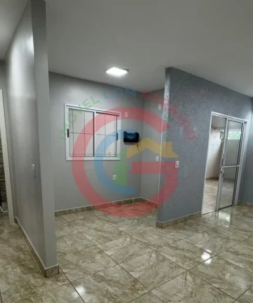 Imagem Casa térrea em condomínio. 2 quartos com 2 vagas.