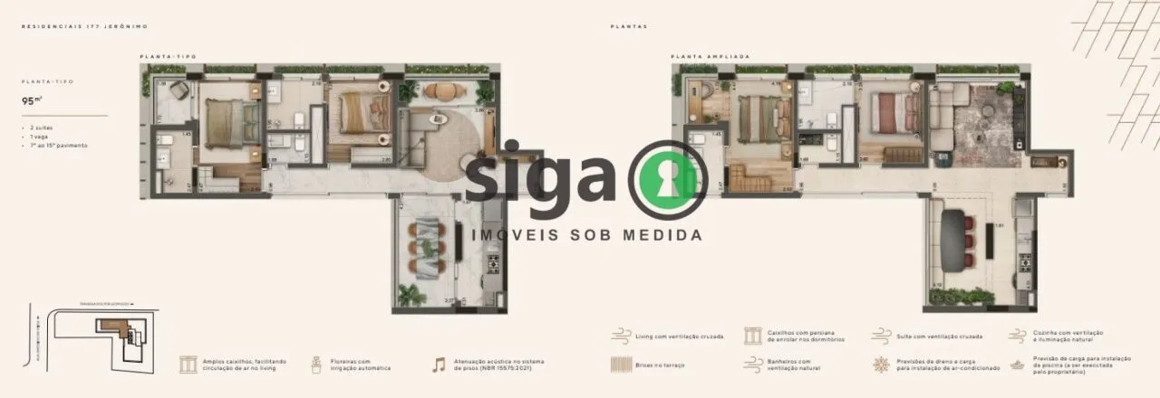Imagem Apartamento para venda no Itaim Bibi 02 suítes, São Paulo - SP