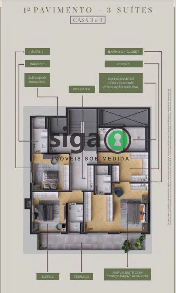 Imagem Casa em Condomínio para venda na Vila Nova Conceição 04 Suítes, São Paulo - SP